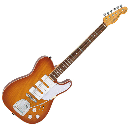 Honeyburst Vintage REVO Series Trio Electric Guitar 