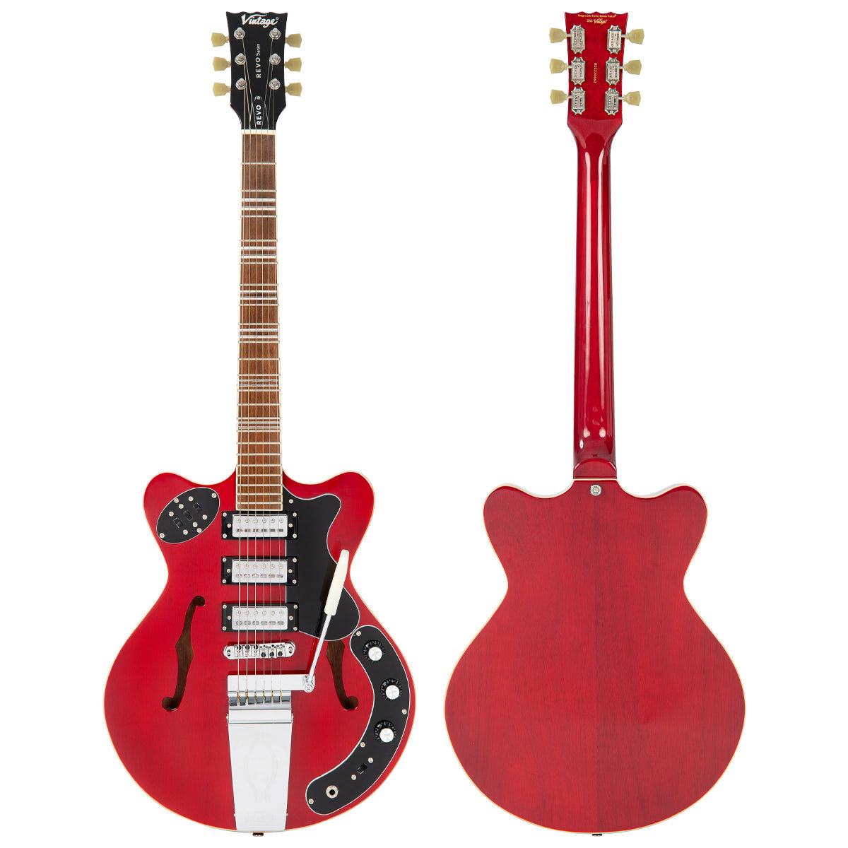 Cherry Red Vintage REVO Series 'Superthin' Guitar
