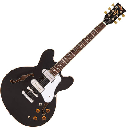 Boulevard Black Vintage VSA500P ReIssued Semi Acoustic Guitar
